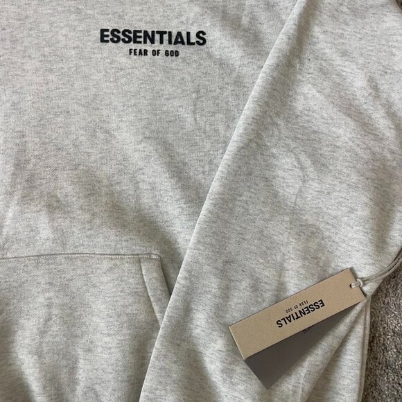 Fear of God Essentials light oatmeal Hoodie - Picture 5 of 8